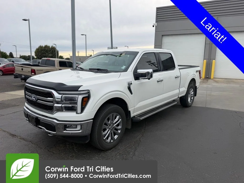 Certified Used 2024 White Metallic Ford Lariat image 5