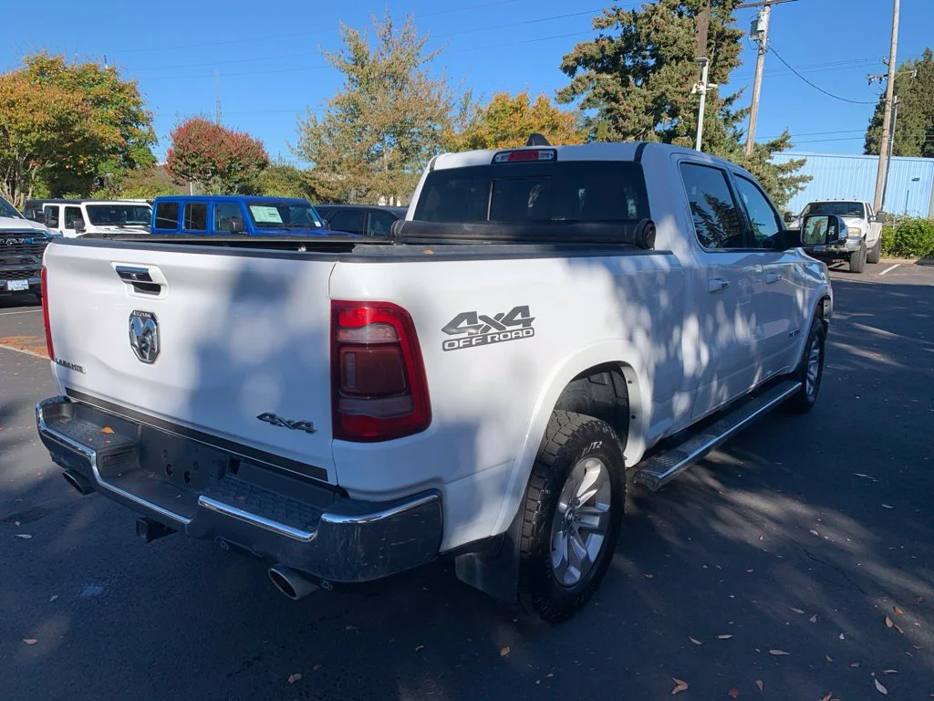 Used 2020 Bright White Clearcoat Ram Laramie image 4