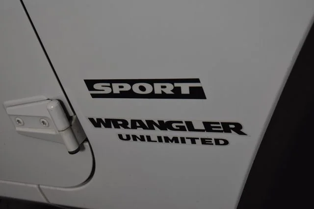 Used 2017 White Jeep Unlimited Sport image 13
