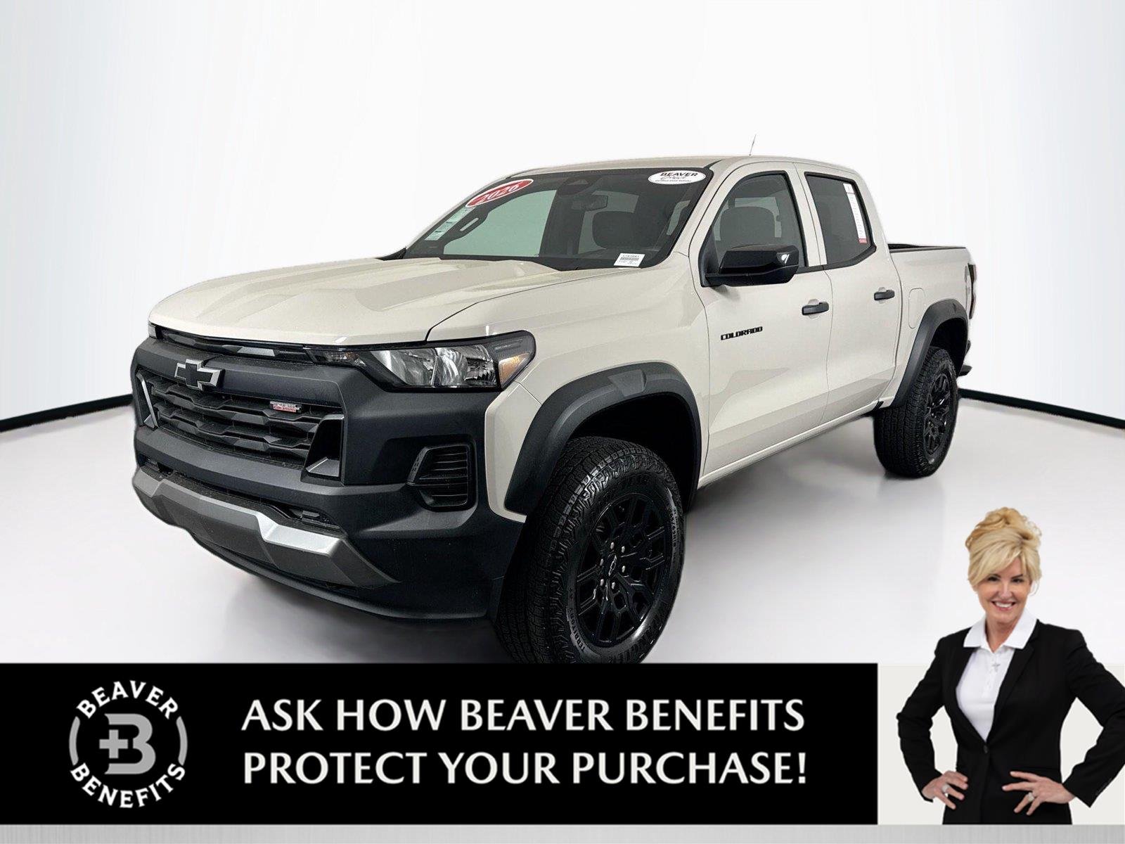 Used 2026 White Sands Chevrolet 4WD Trail Boss image 1
