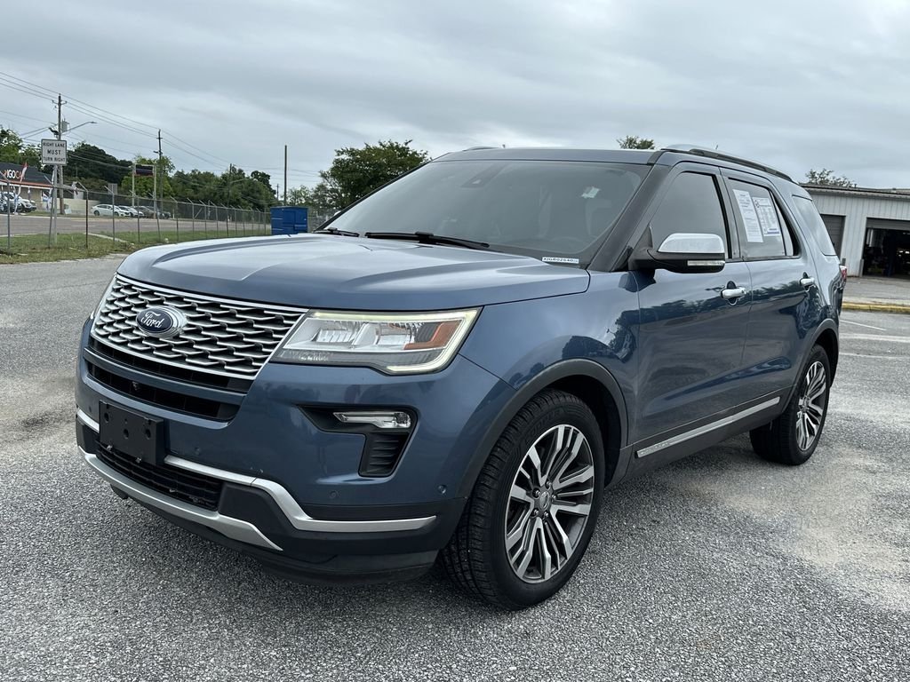 Used 2018 Blue Ford Platinum image 1