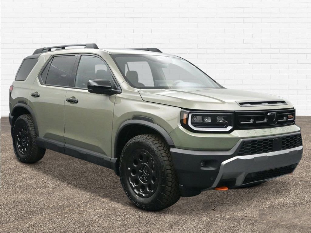New 2026 Ash Green Metallic Honda TrailSport Elite Blackout image 8