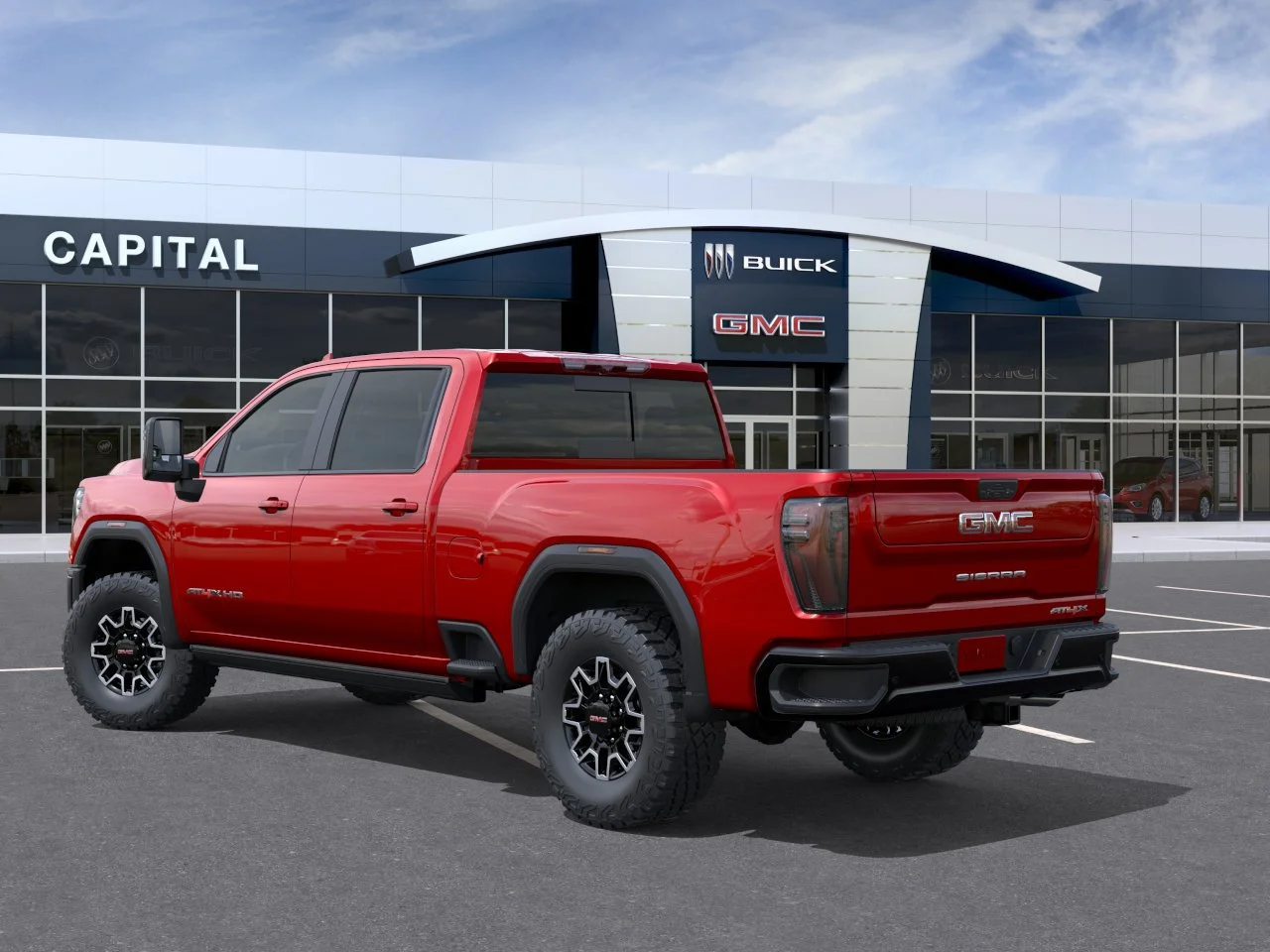 New 2026 VOLCANIC RED TINTCOAT GMC AT4X image 4