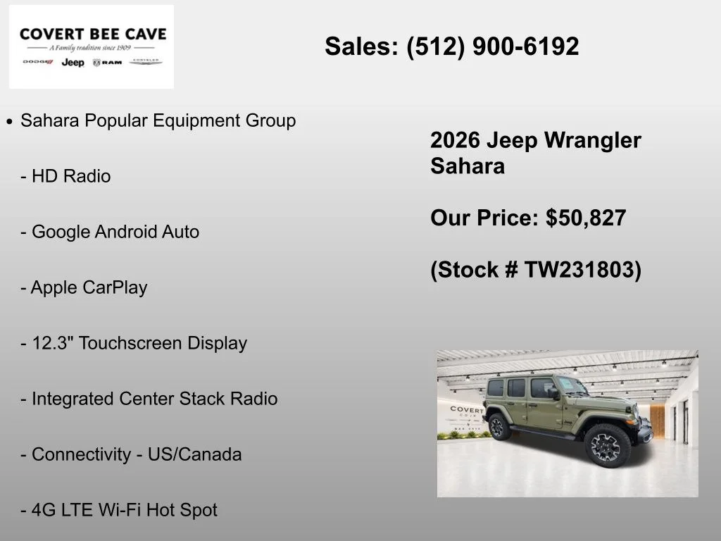 New 2026  Jeep Sahara image 13