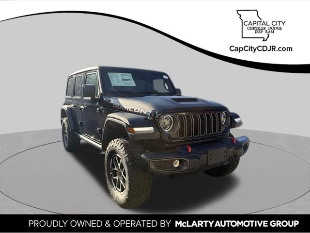 New 2026 Black Clearcoat Jeep Rubicon image 1