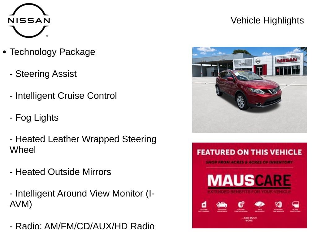 Used 2019 Red Nissan SV image 8