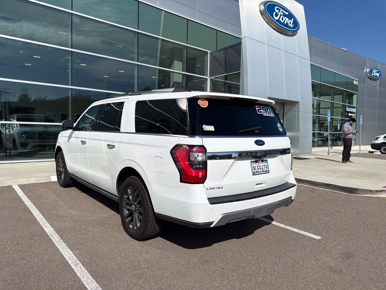 Certified Used 2021 White Metallic Ford Limited image 5