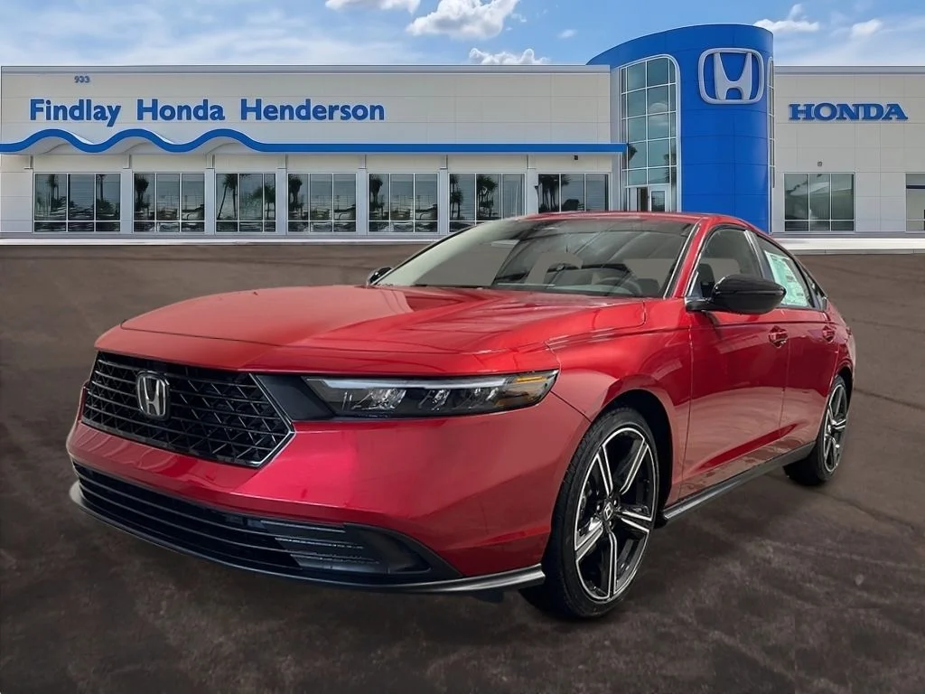 New 2026 Radiant Red Metallic Honda Sport image 1
