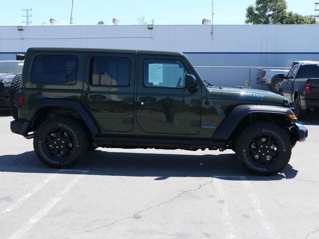 Used 2023 Green Jeep Willys 4xe image 2