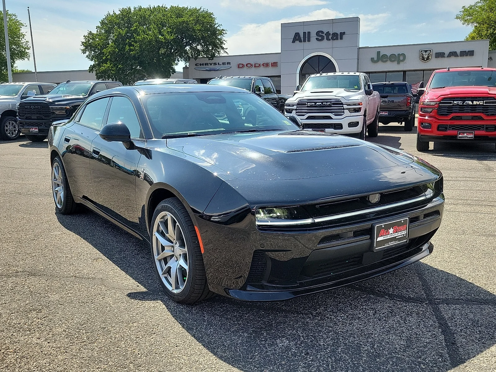 New 2026 Diamond Black Crystal Pearlcoat Dodge SCAT PACK PLUS 4-DOOR AWD image 6