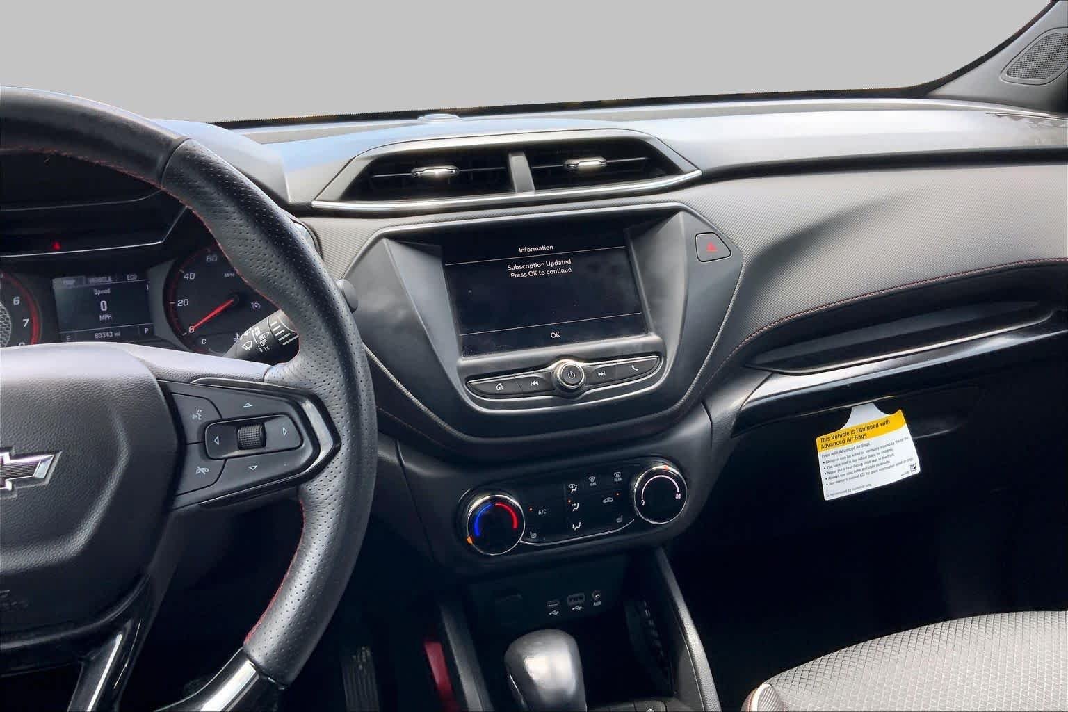 Used 2022 Mosaic Black Metallic Chevrolet RS image 7