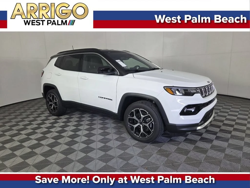 New 2026 Bright White Clear-Coat Exterior Paint Jeep Limited image 1