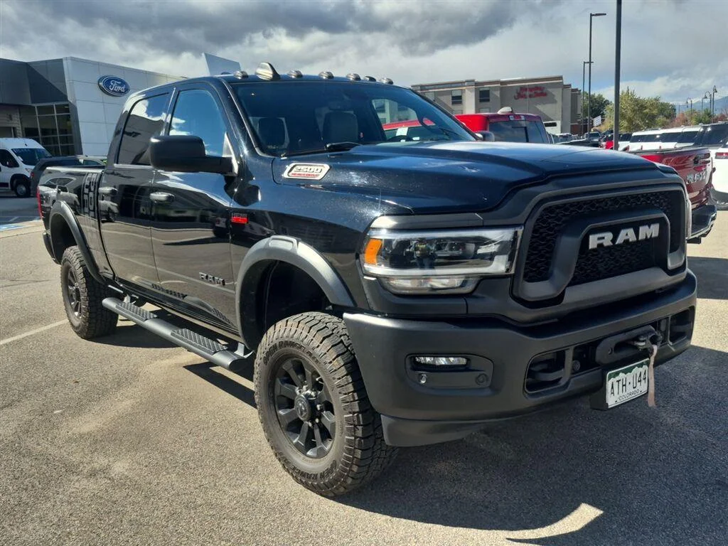 Used 2022 Diamond Black Crystal Pearlcoat Ram Power Wagon image 3