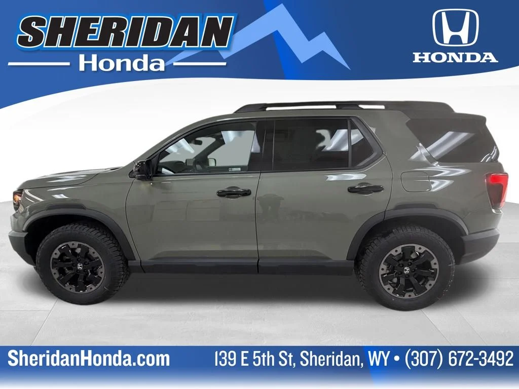 New 2026 Ash Green Metallic Honda TrailSport Elite image 1