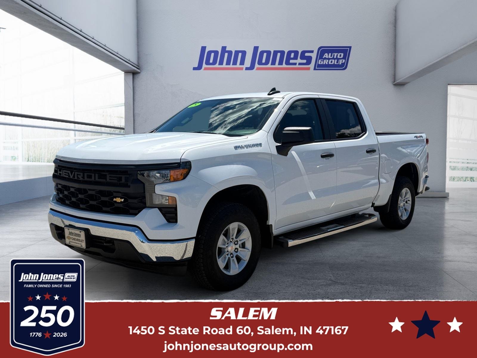Used 2025 Summit White Chevrolet Work Truck image 1