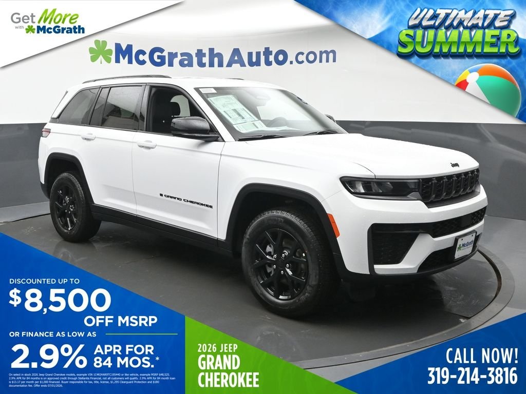 New 2026 Bright White Clear-Coat Exterior Paint Jeep Altitude image 1