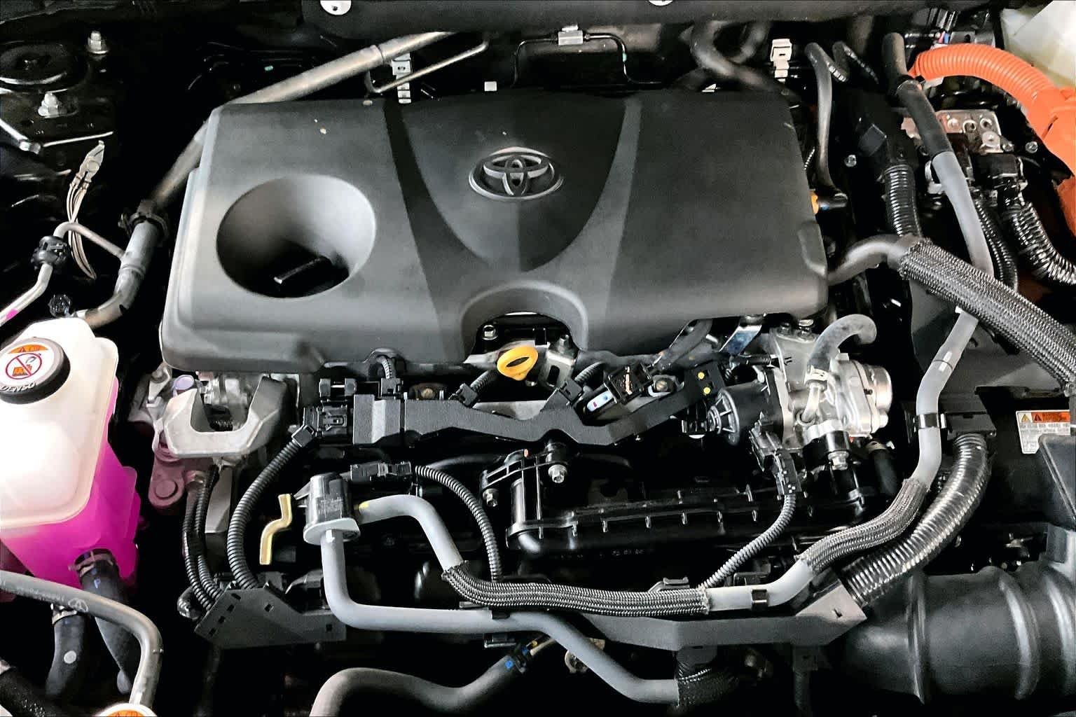 Used 2025 Midnight Black Metallic Toyota Hybrid LE image 33
