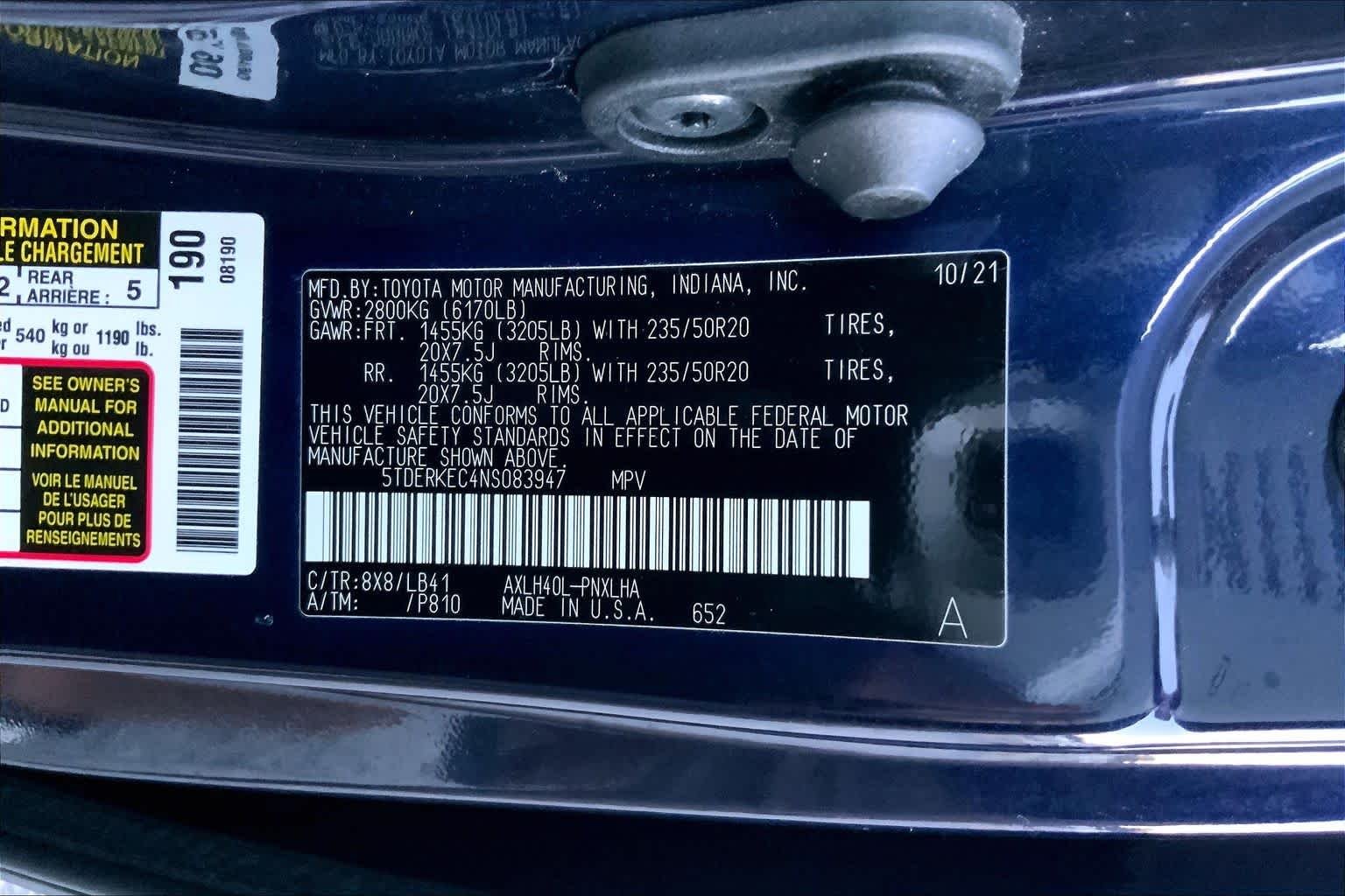 Used 2022 Blueprint Toyota Platinum image 29