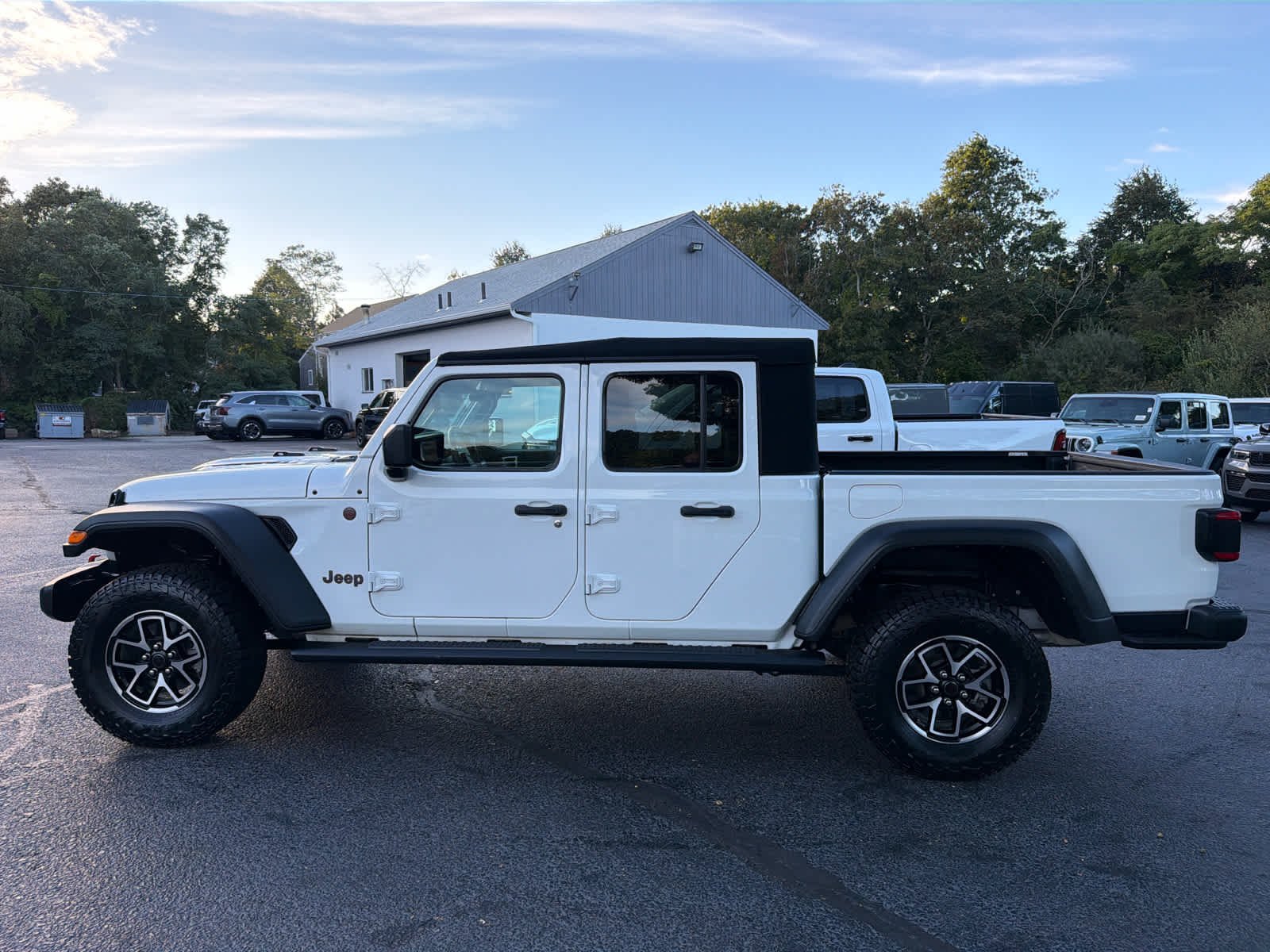 Used 2024 Bright White Clearcoat Jeep Rubicon image 5