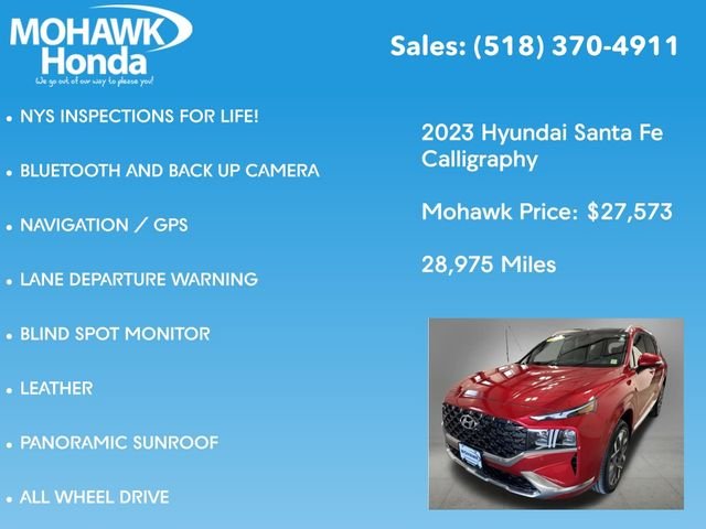 Used 2023 Calypso Red Hyundai Calligraphy image 7