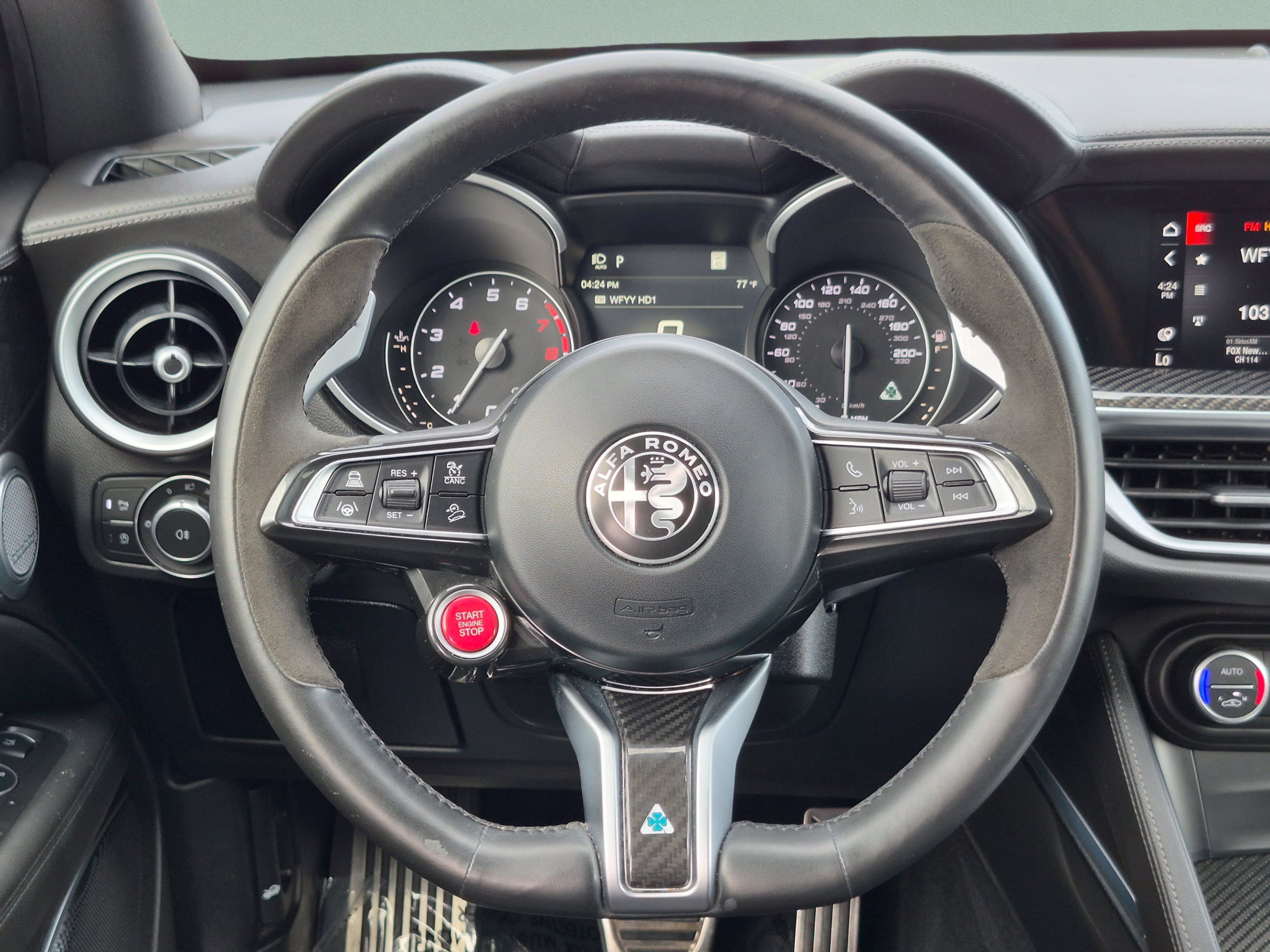 Used 2022 Vesuvio Gray Metallic Alfa Romeo Quadrifoglio image 42