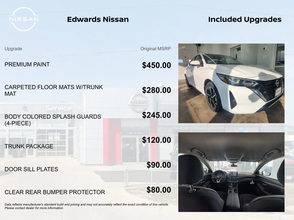 New 2025 White Nissan SV image 4