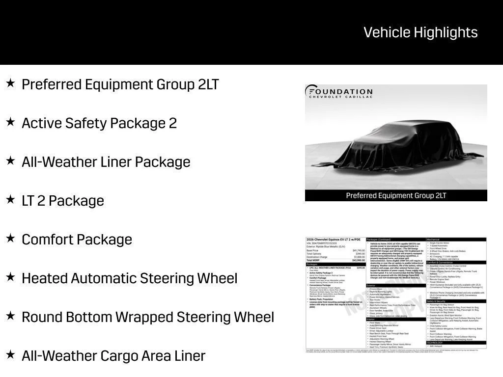 New 2026 Riptide Blue Metallic Chevrolet LT image 11