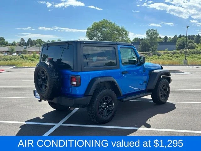 Used 2021 Blue Jeep Sport image 6