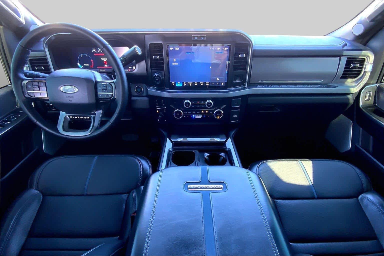 Used 2025 Star White Metallic Tri-Coat Ford Platinum image 14