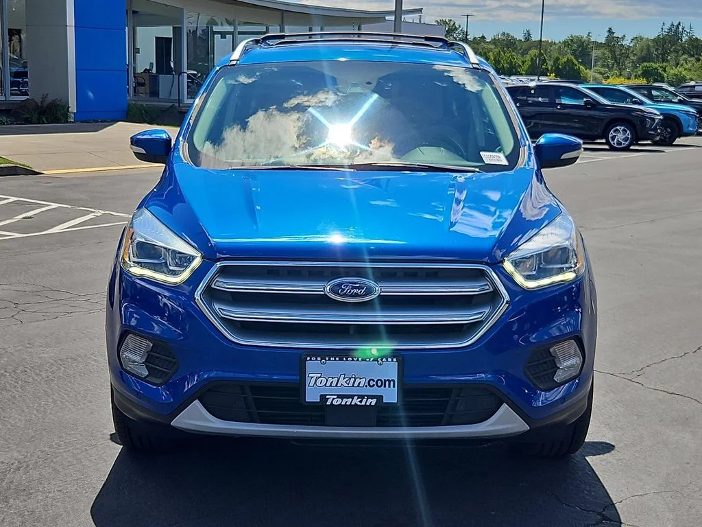 Used 2017 Lightning Blue Metallic Ford Titanium image 9