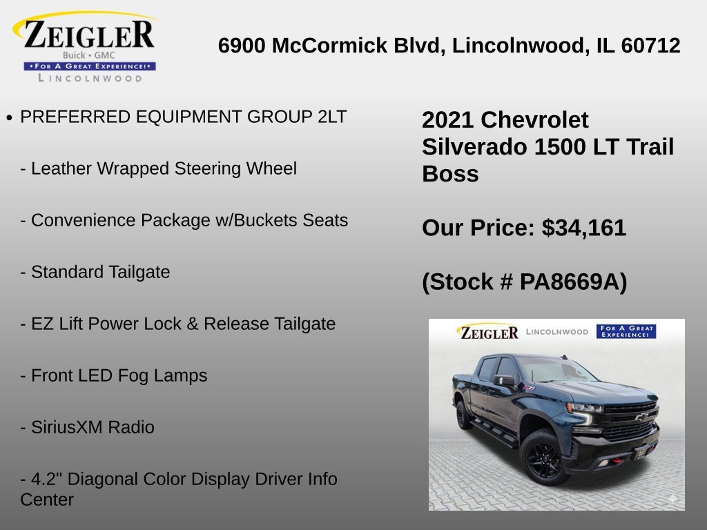 2021 Chevrolet Silverado 1500 LT Trail Boss - Photo 24