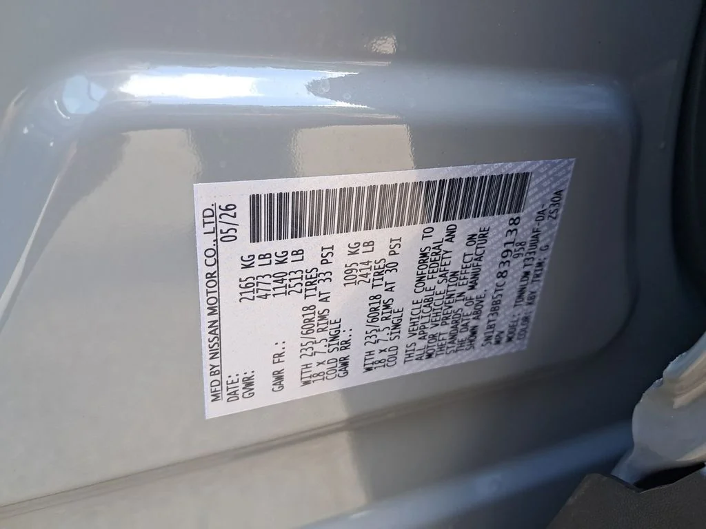 New 2026 Gray Nissan SV image 31