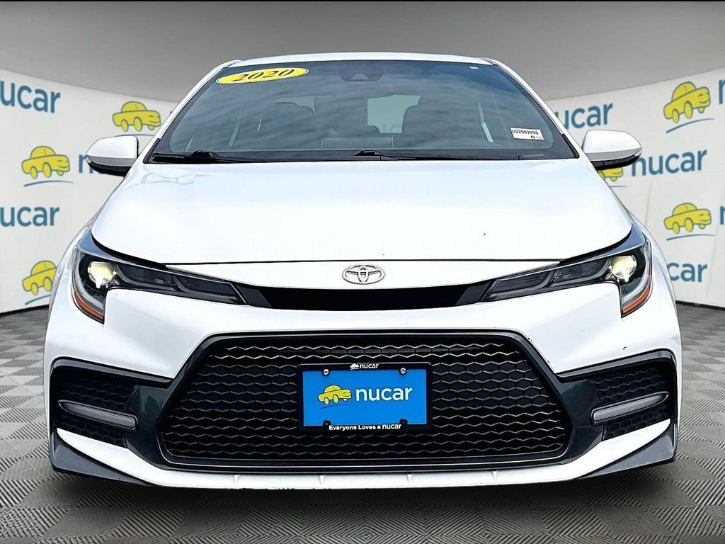 Used 2020 White Toyota SE image 2