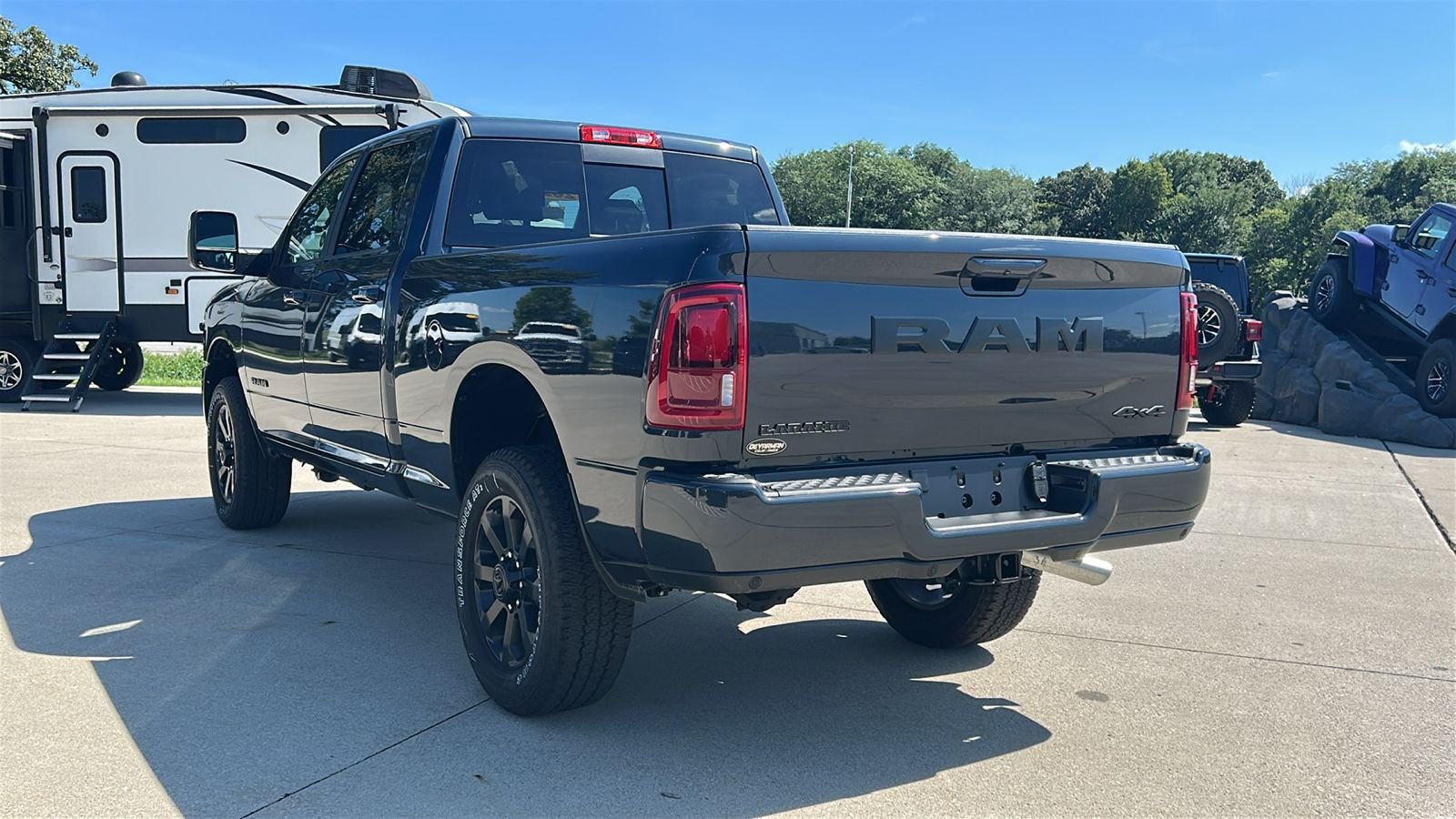 New 2026 Forged Blue Metallic Exterior Paint RAM Laramie image 6