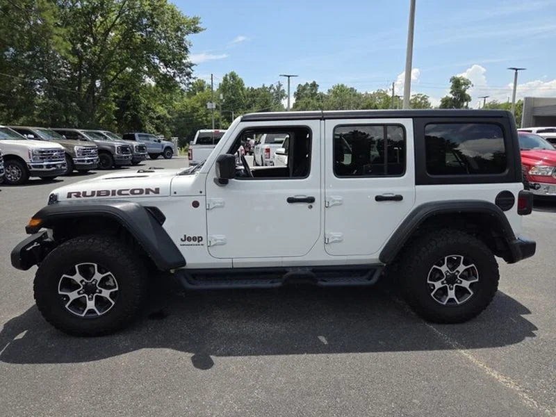Used 2023 Bright White Clearcoat Jeep Rubicon image 5