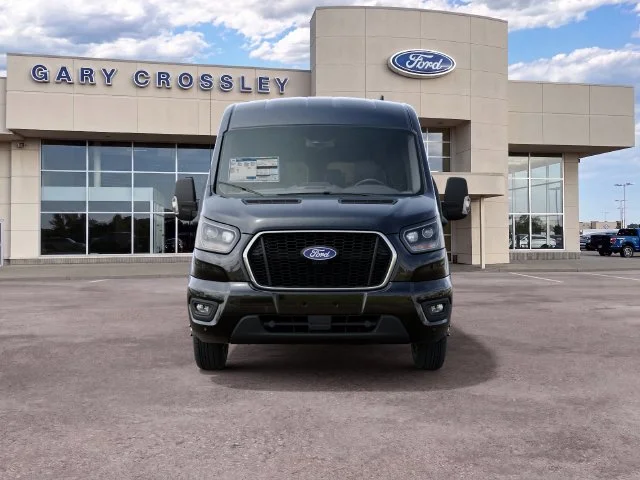 New 2027 Agate Black Metallic Ford Passenger Van XLT image 3