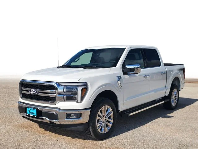 New 2026 Star White Metallic Tri-Coat Ford Lariat® image 2