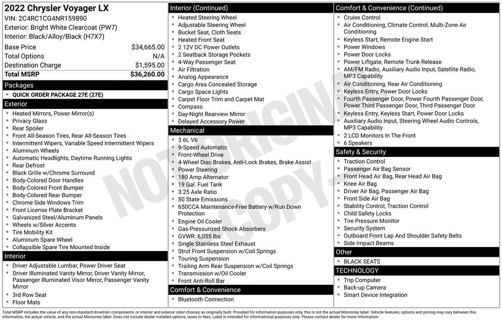 Used 2022 White Chrysler LX image 17