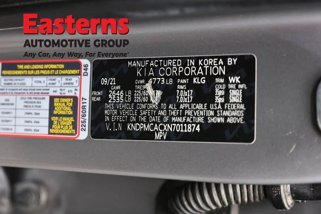 Used 2022 Gray Kia LX image 34