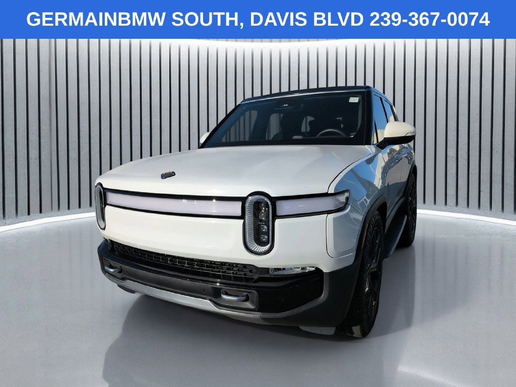Used 2024 Glacier White Rivian Adventure Quad Motor Large Pack image 9
