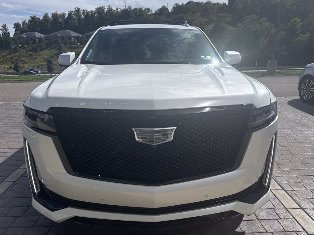 Used 2023 Crystal White Cadillac Sport Platinum image 2