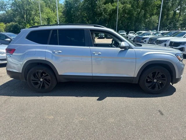 Certified 2023 Volkswagen Atlas SE w/Tech with VIN 1V2HR2CA1PC529702 for sale in Inver Grove Heights, Minnesota