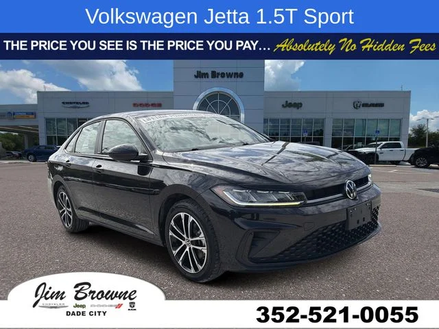 Used 2025 Black Volkswagen 1.5T Sport image 1