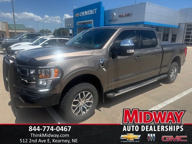 Certified Used 2022 Gray Ford Lariat image 1