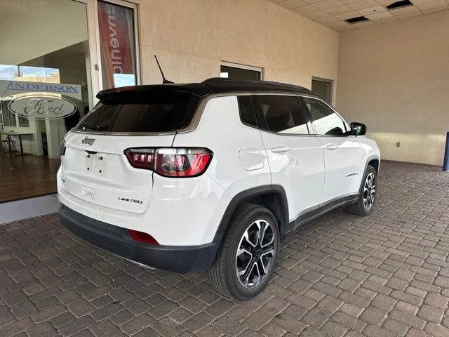 Used 2023 Bright White Clearcoat Jeep Limited image 4