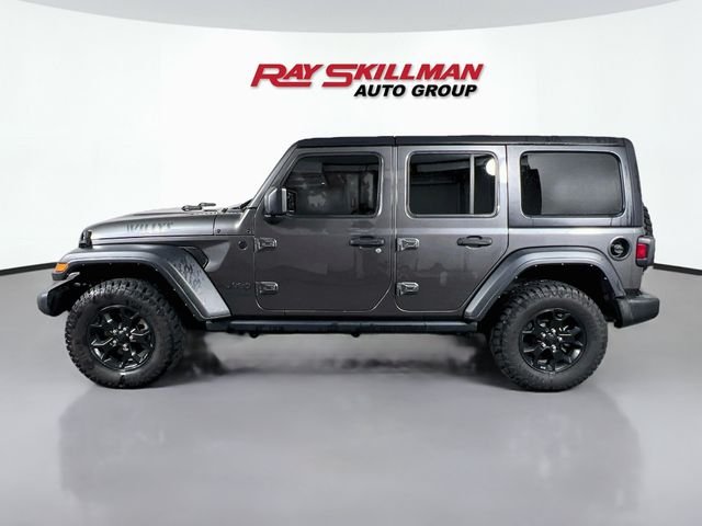Used 2022 Gray Jeep Unlimited Willys image 4