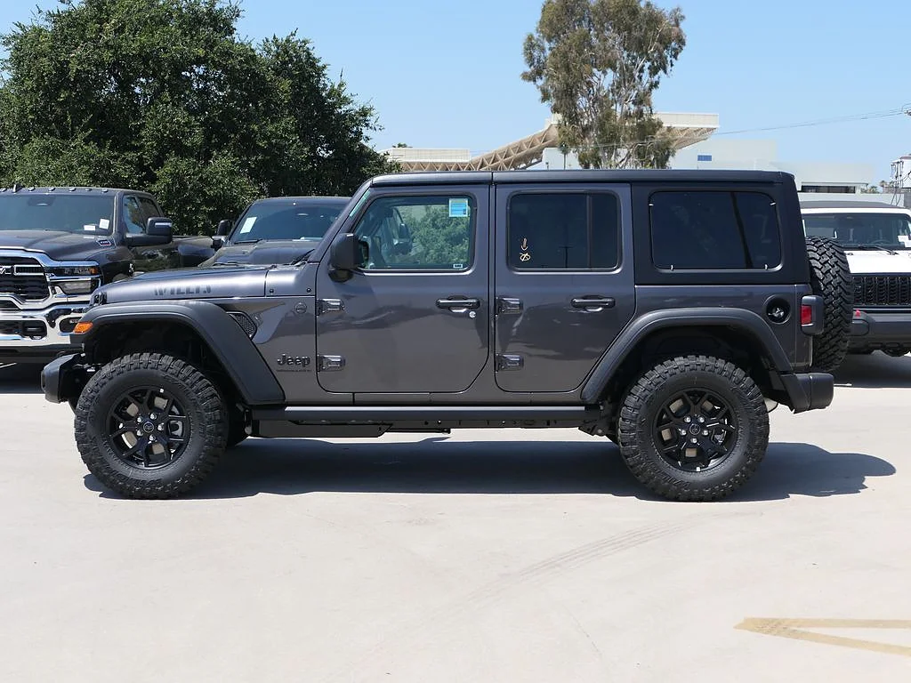 New 2026 Granite Crystal Metallic Clear Coat Jeep 4-Door Willys 4x4 image 5