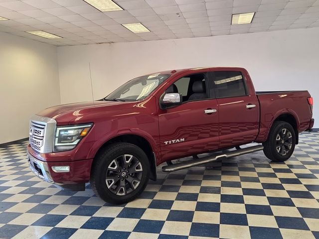 Used 2021 Red Nissan Platinum Reserve image 3