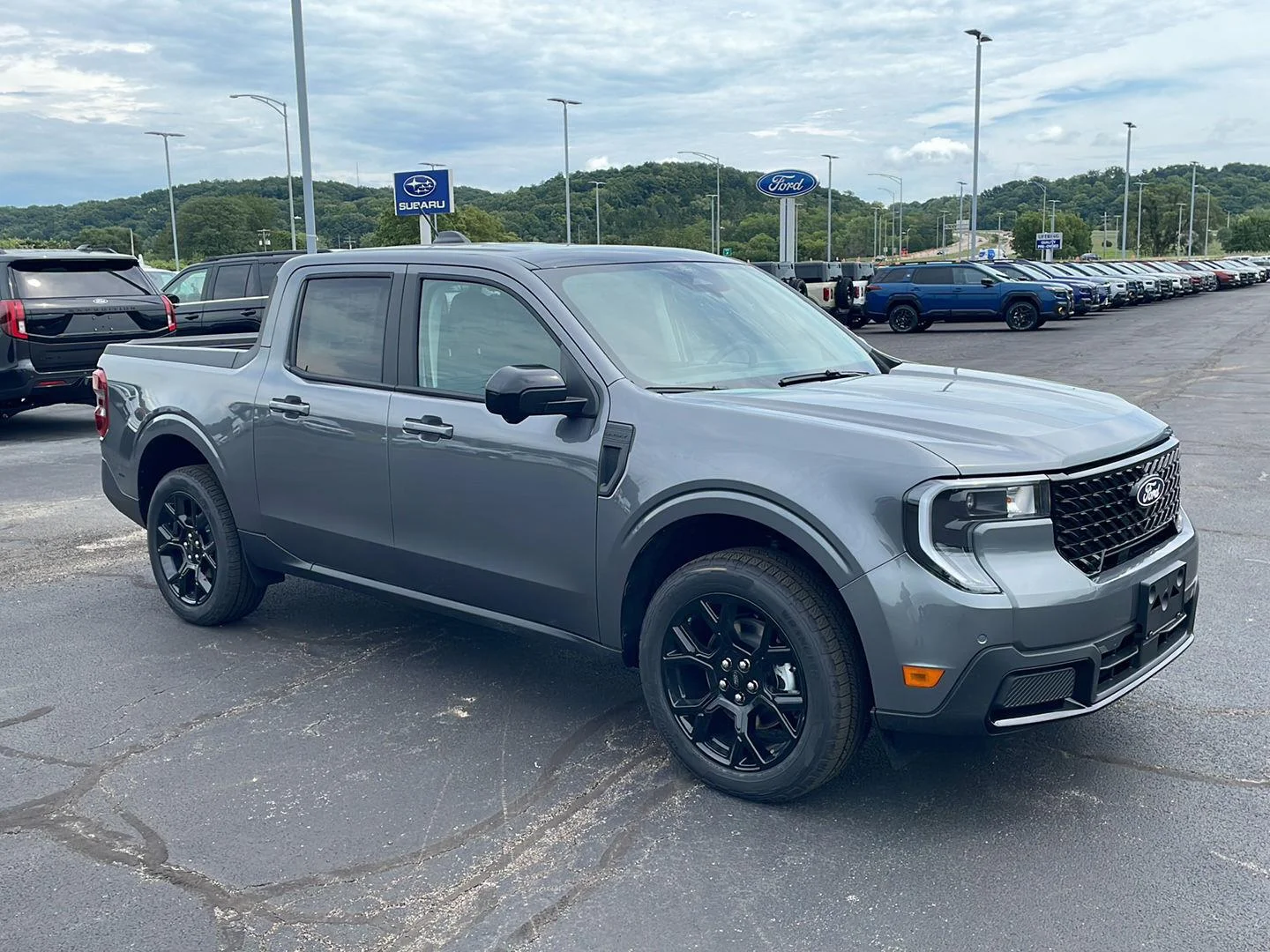 New 2026 Carbonized Gray Metallic Ford LARIAT image 7