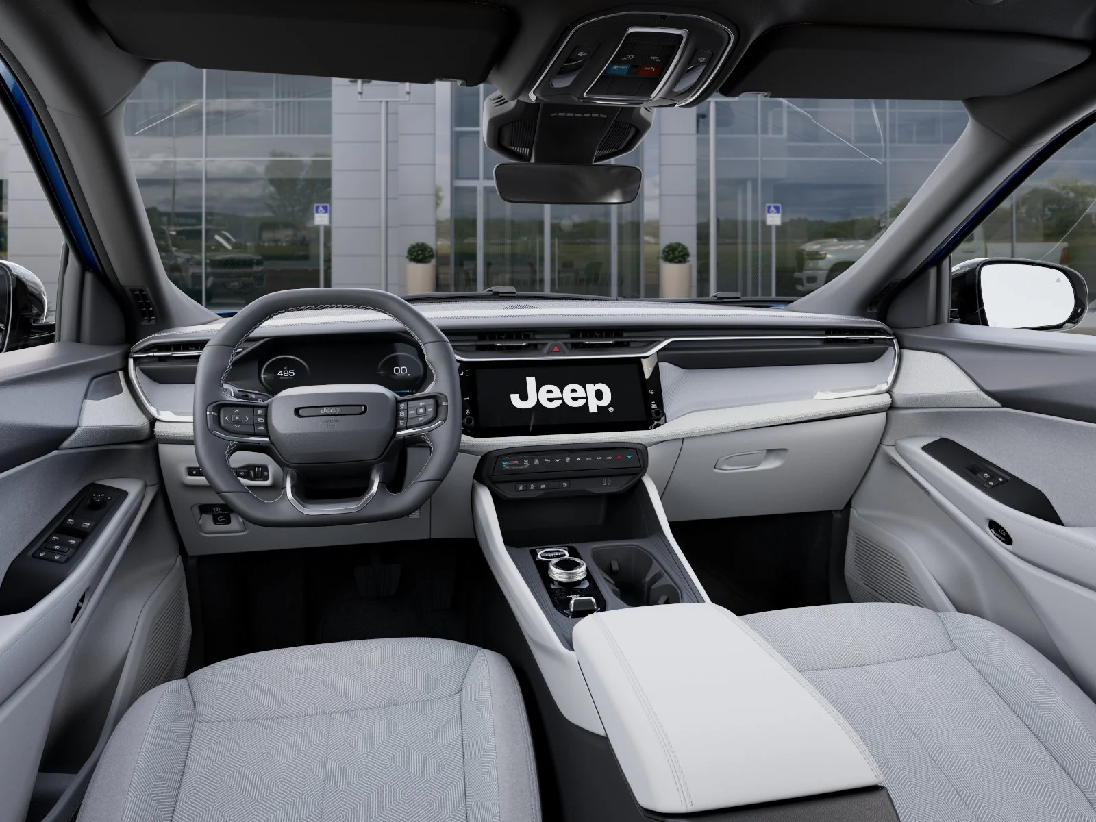 New 2026 Hydro Blue Pearl-Coat Exterior Paint Jeep Laredo image 41